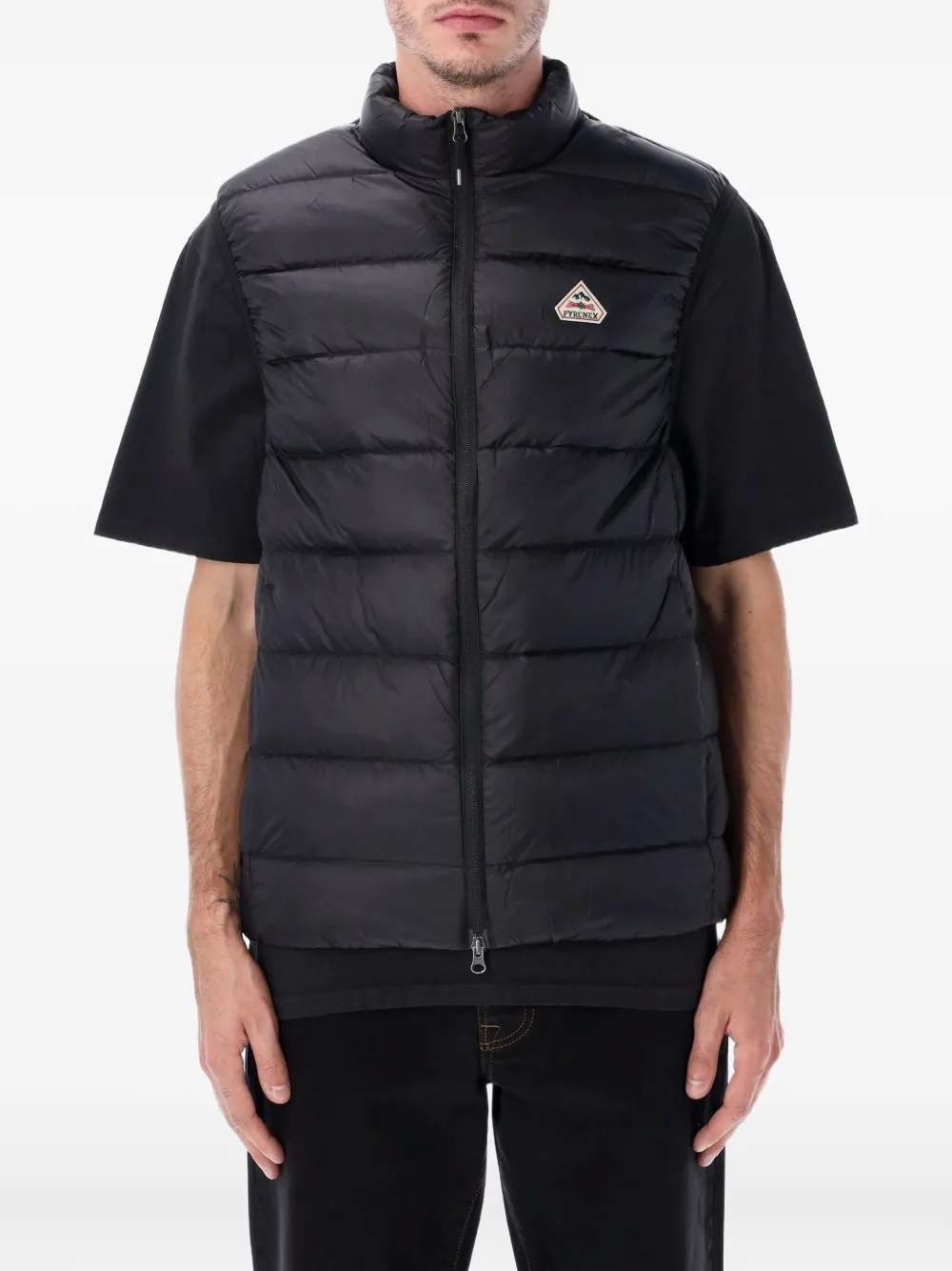 Pyrenex quilted zip-up vest | Black | Image 1