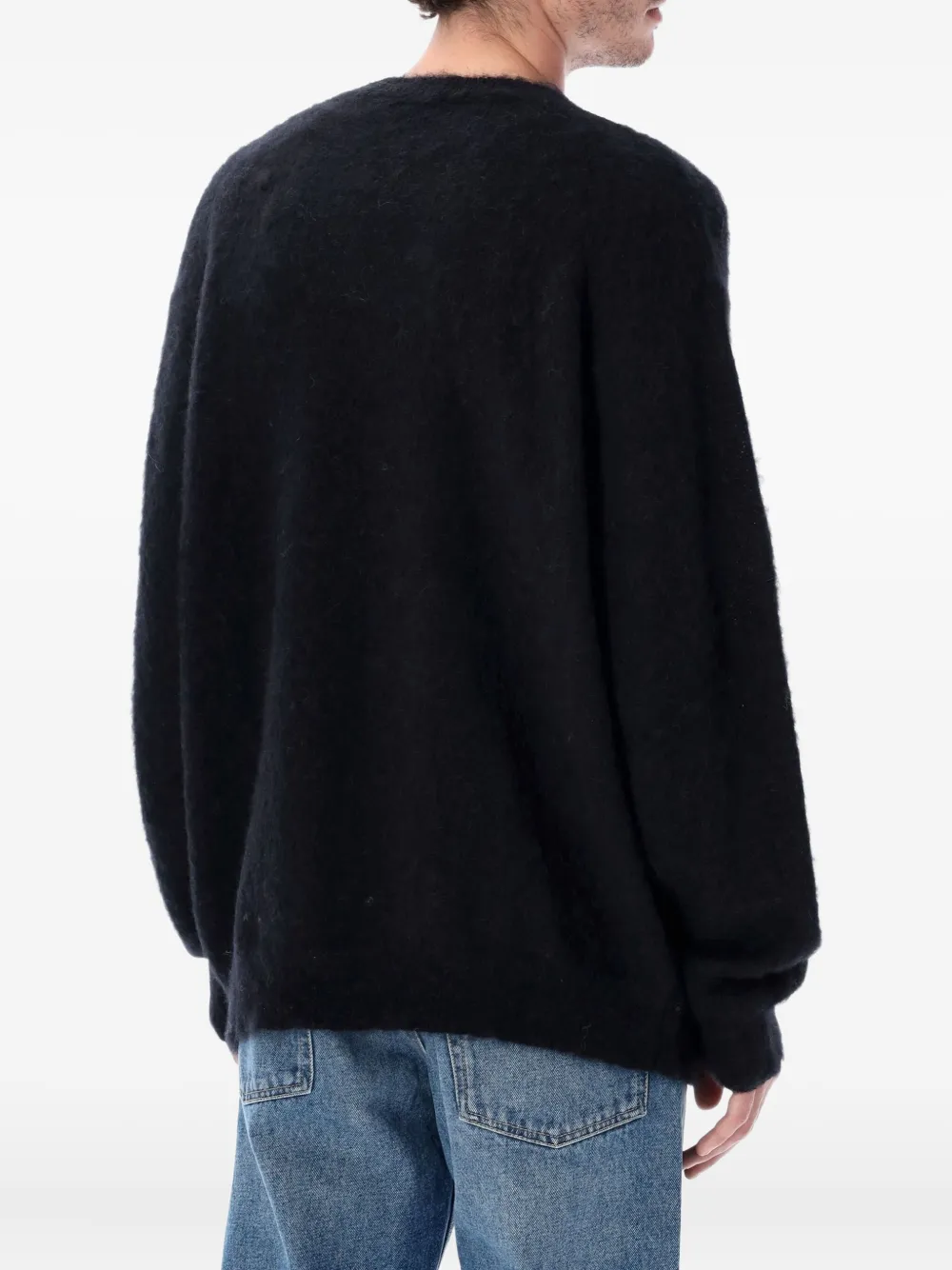 Rold skov round neck sweater - Zwart