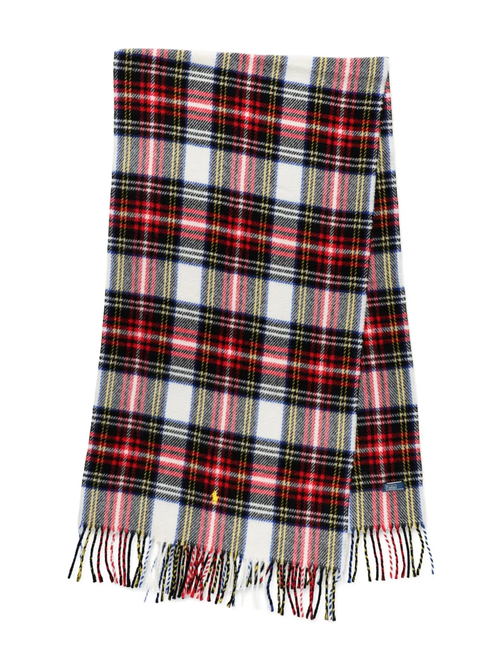 Polo Ralph Lauren checkered scarf - Rood