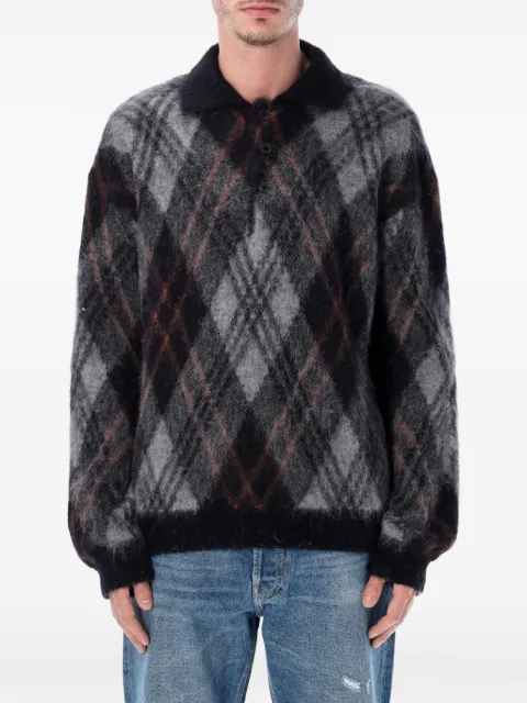 rold skov argyle-pattern polo shirt 