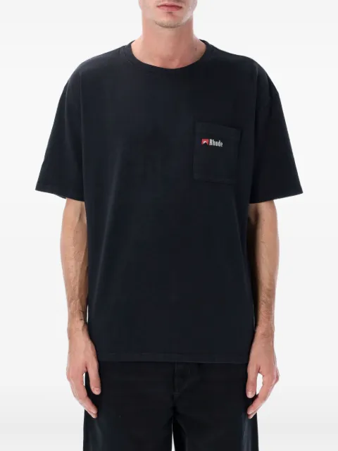 RHUDE camiseta con bolsillo en el pecho