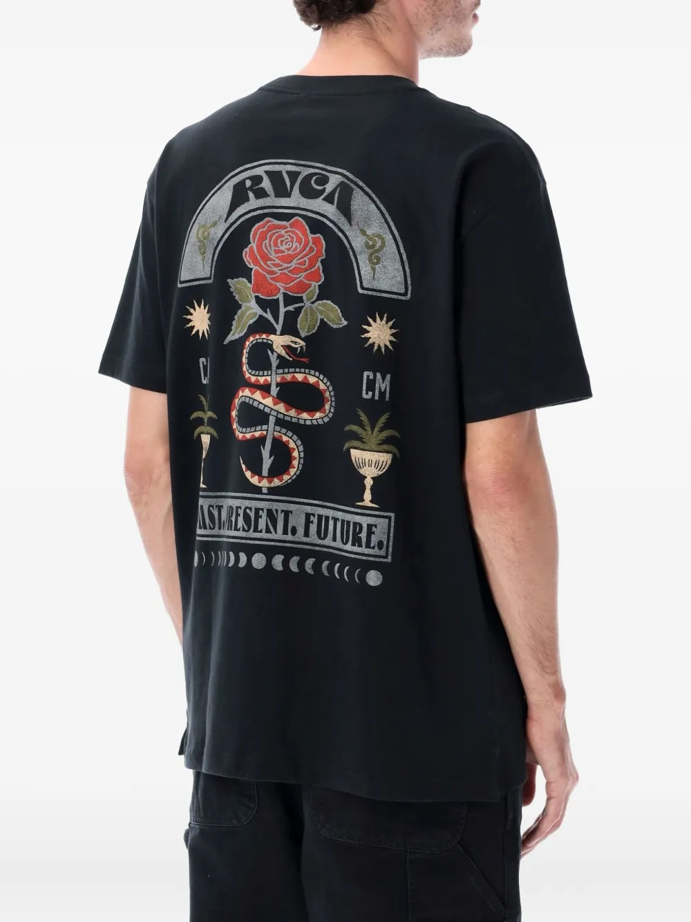 Rvca T-shirt met korte mouwen - Zwart