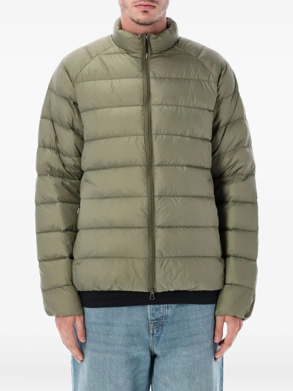 Pyrenex quilted zip-up padded jacket | Green | Image 1