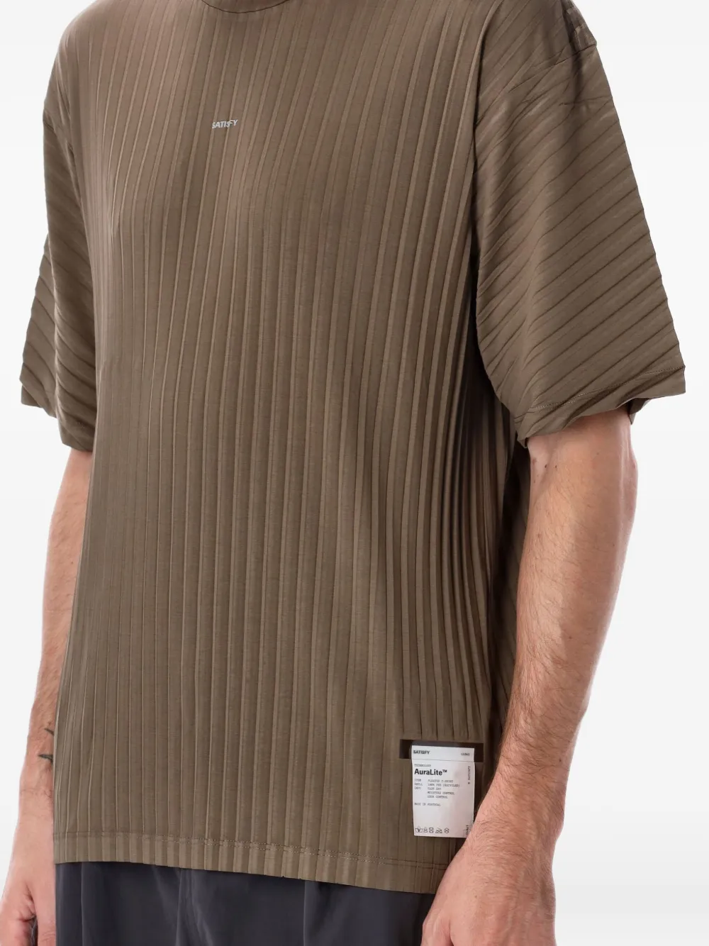 Satisfy T-shirt met ronde hals - Bruin