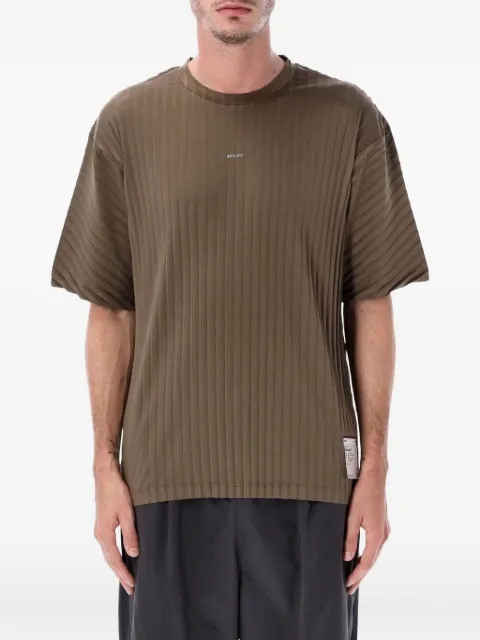 Satisfy crew-neck ribbed T-shirt