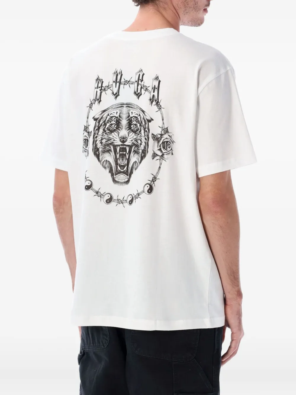 Rvca T-shirt met grafische print - Wit