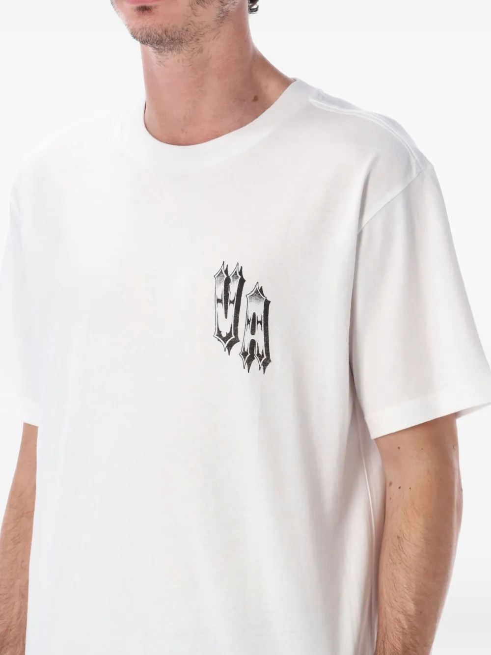 Rvca Double Trouble White T-shirt In White