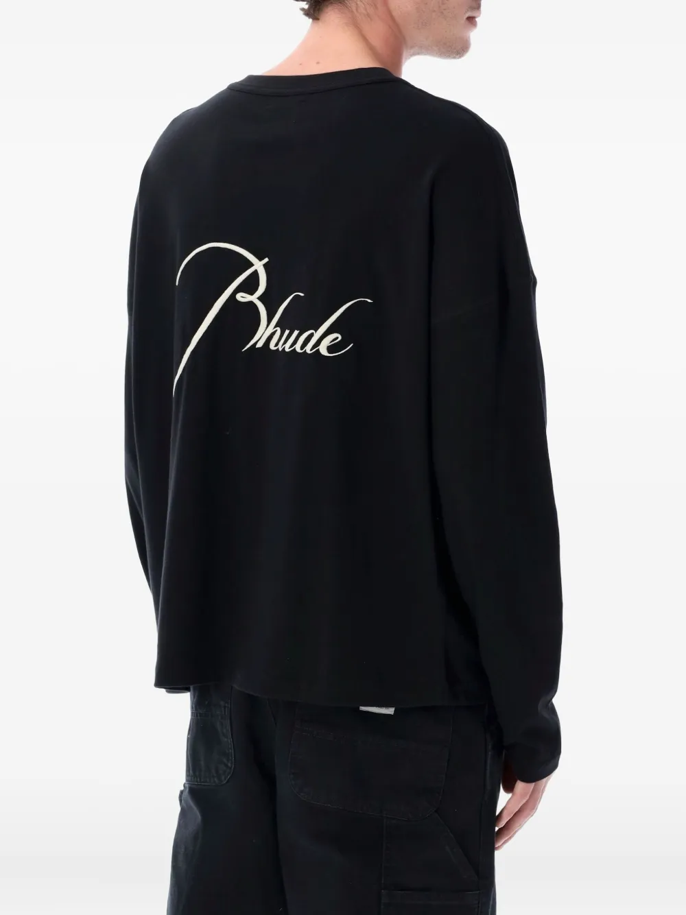 RHUDE T-shirt met lange mouwen - Zwart