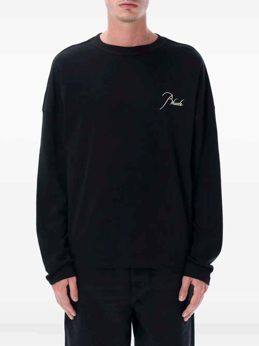 RHUDE long-sleeves T-shirt | Black | Image 1