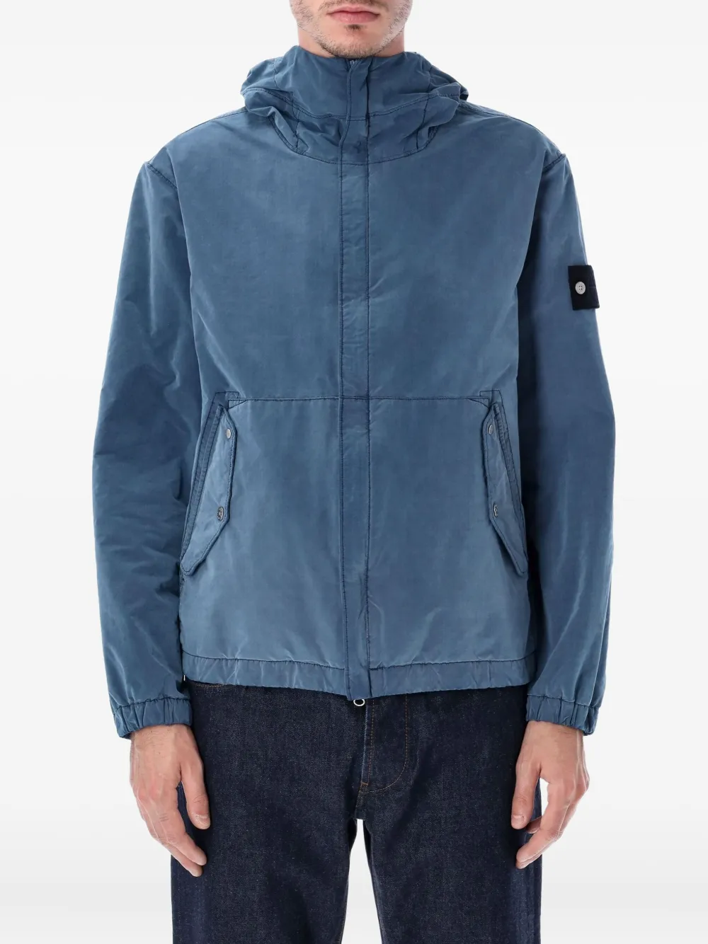Stone Island David Light hooded jackets | Blue | Image 1