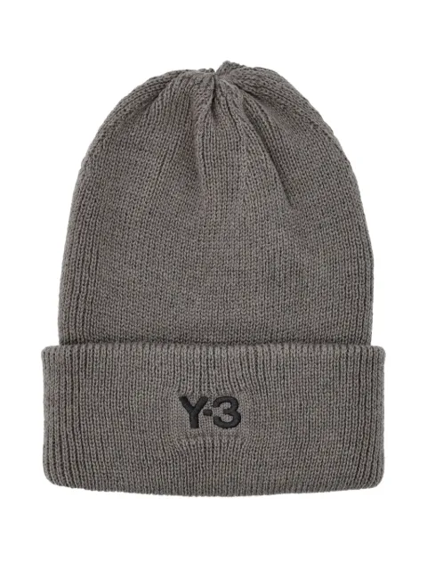 Y-3 logo-detail beanie