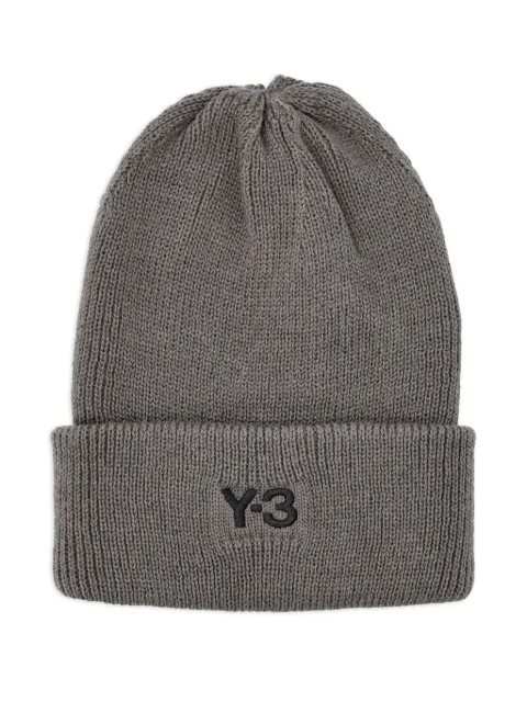 Y-3 logo-detail beanie