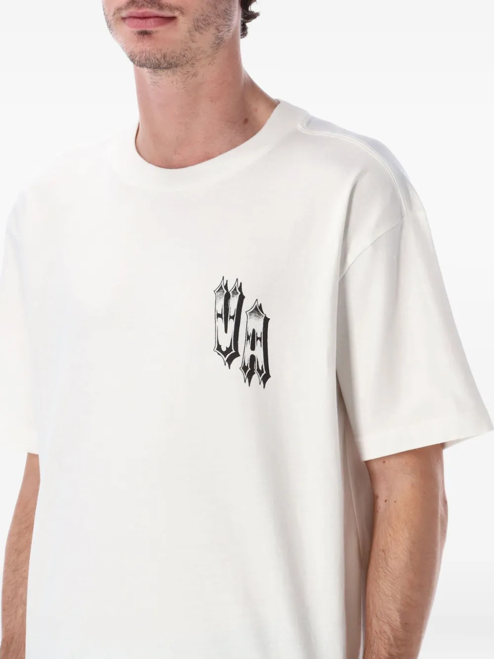 Rvca Double Trouble White T-shirt In White
