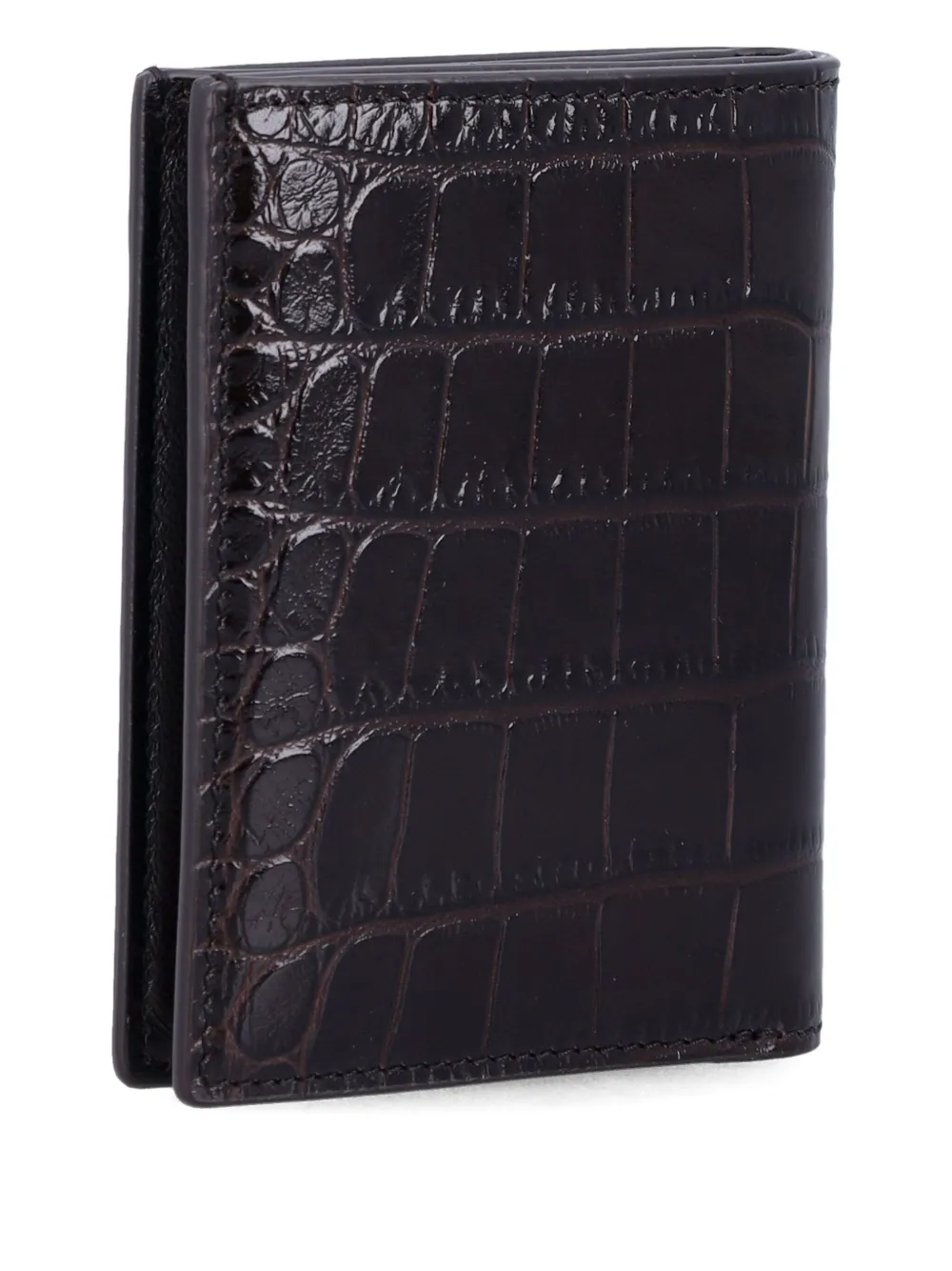 TOM FORD Leren pasjeshouder Bruin