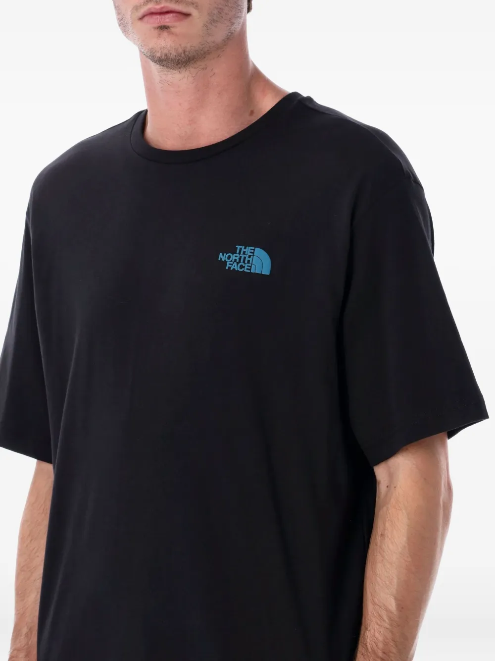 The North Face T-shirt met grafische print Zwart