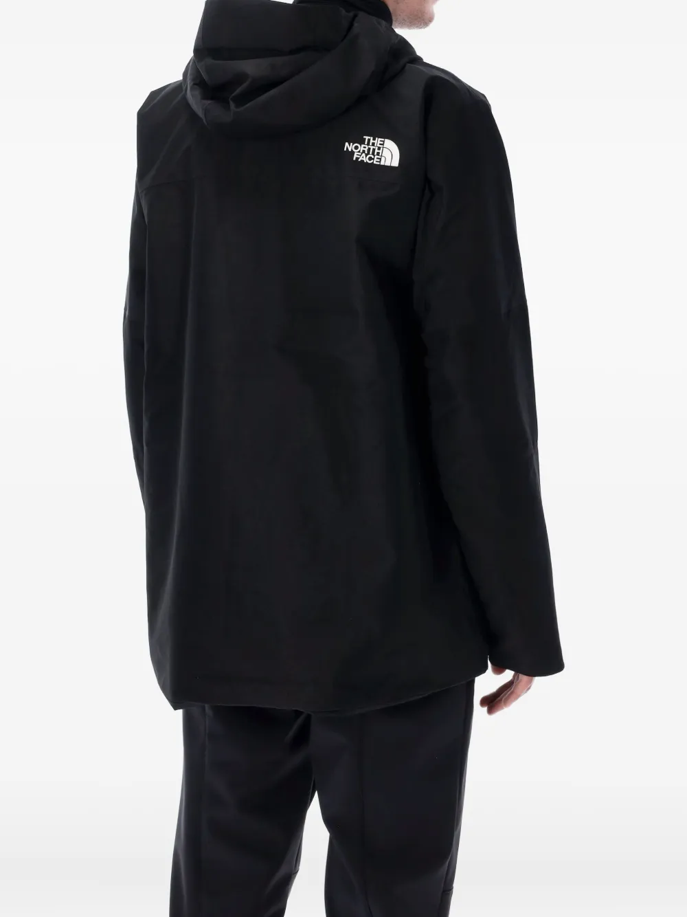 The North Face zip-fastening hooded ski jacket - Zwart