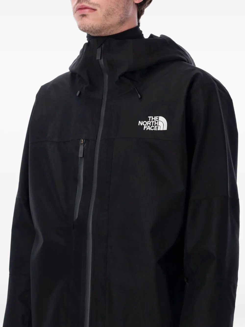 The North Face Ski-jack met capuchon en rits Zwart
