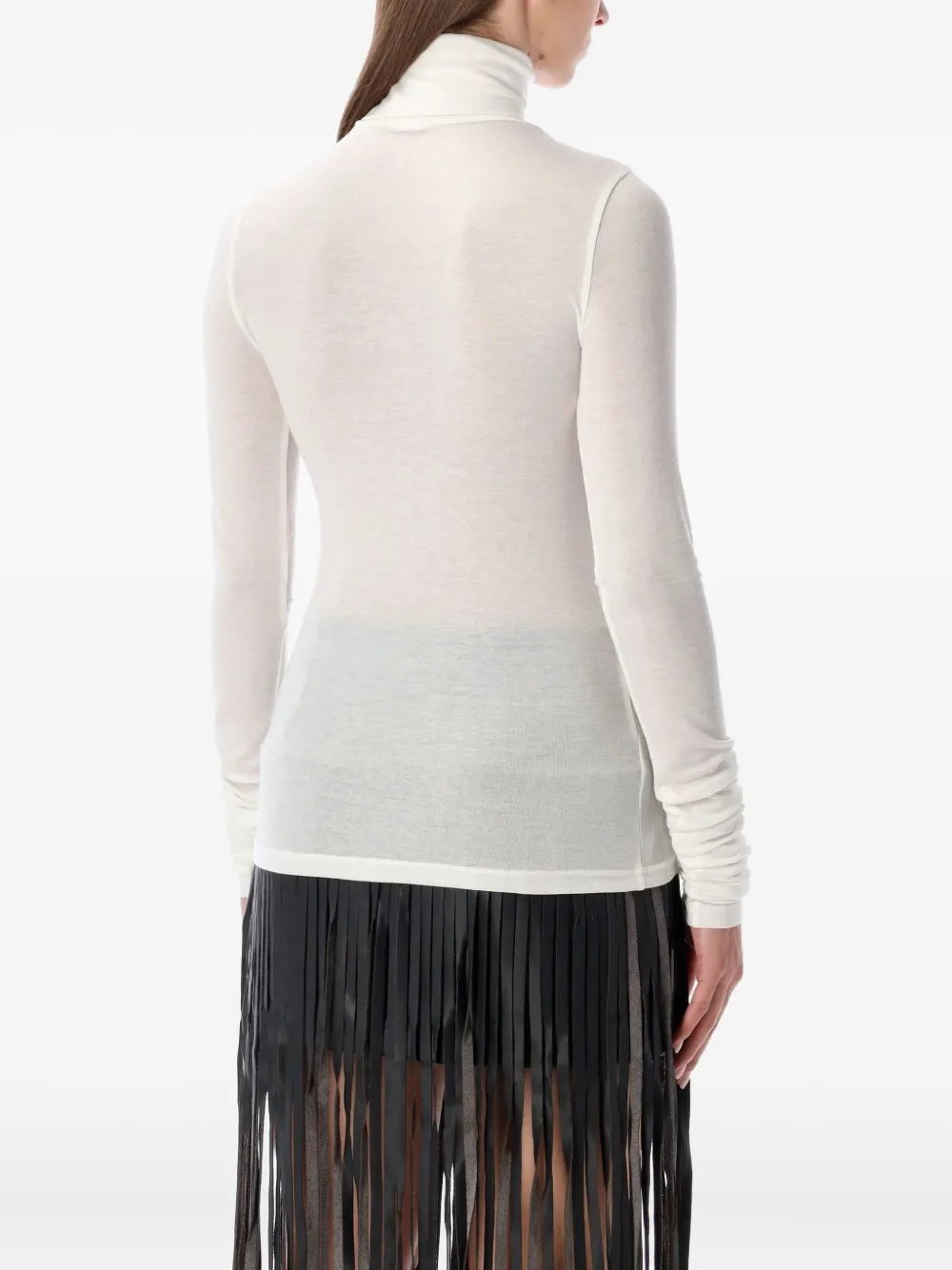 The Garment Bree Long Turtleneck Top In White