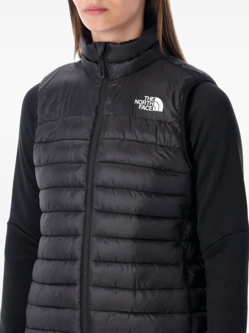 The North Face Peak Performance Sleeveless Padded Jacket In Black