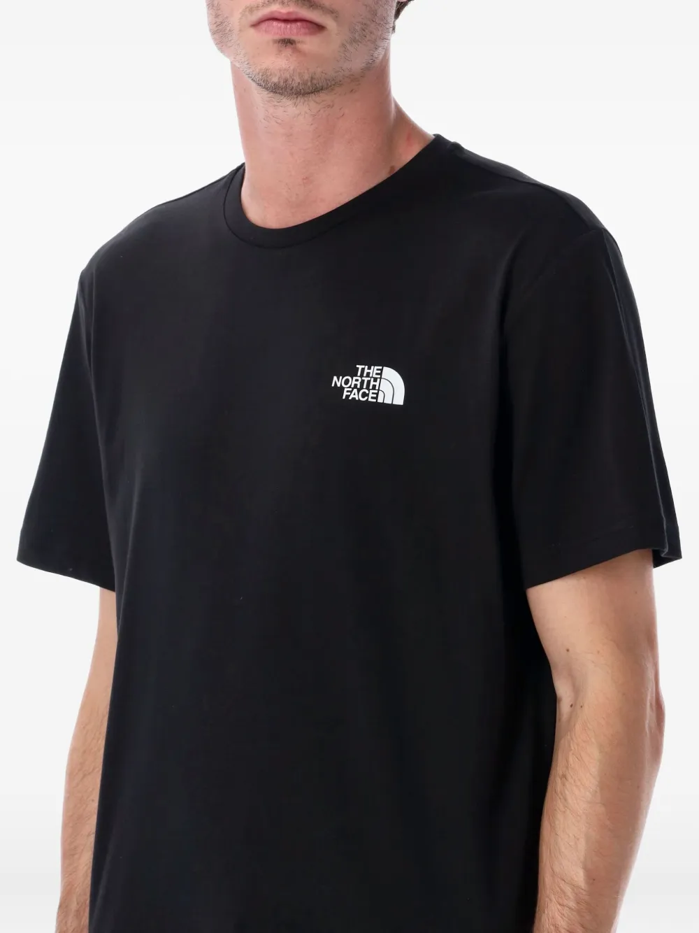 The North Face T-shirt met logoprint Zwart