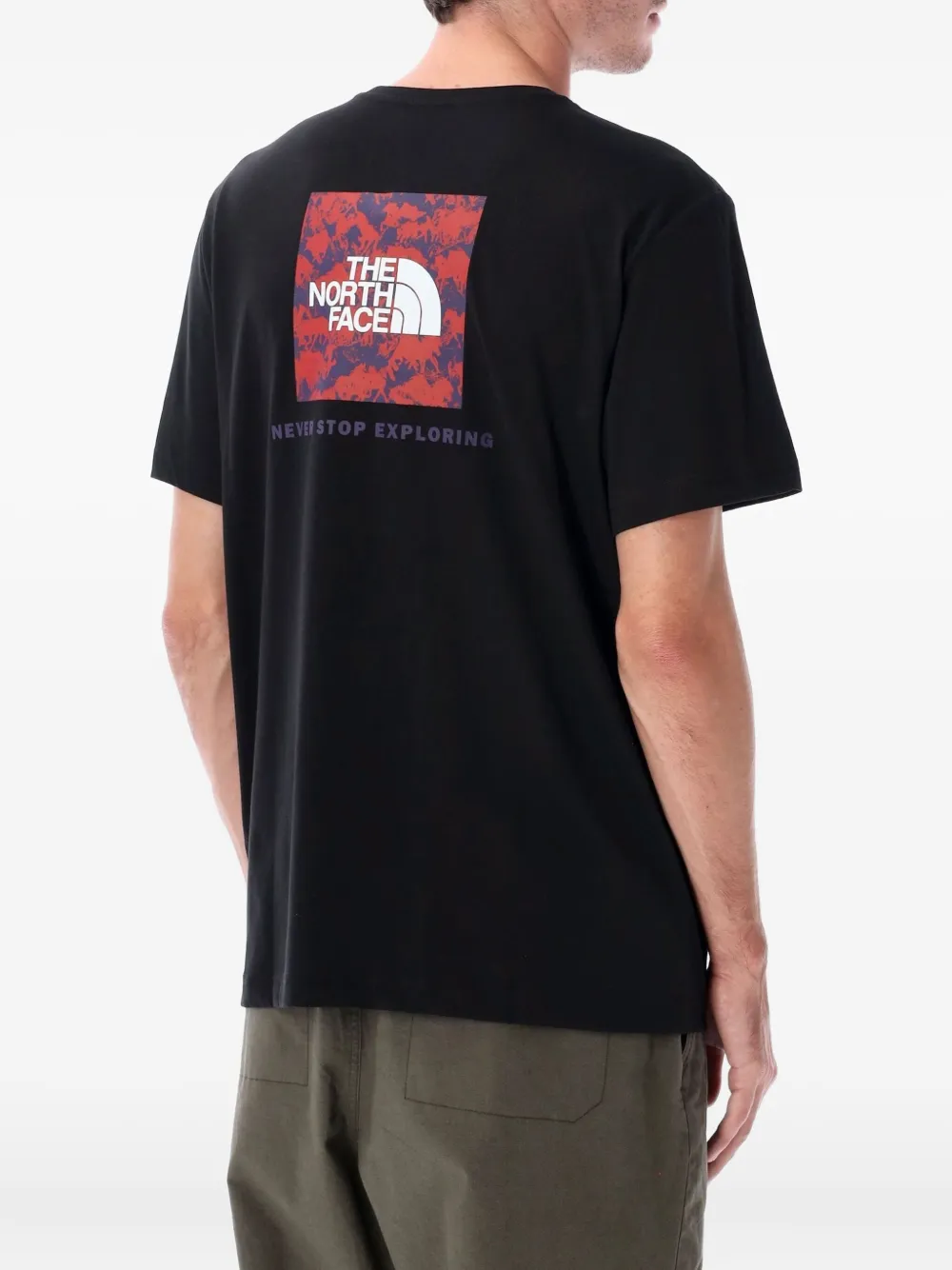 The North Face T-shirt met logoprint - Zwart