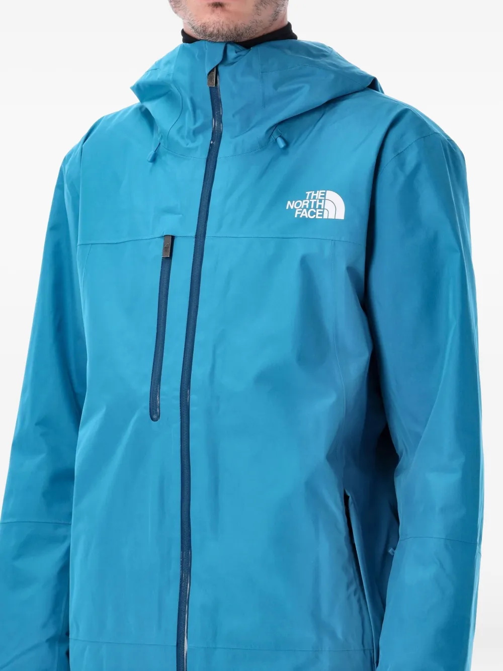 The North Face Ski-jack met capuchon en rits Blauw