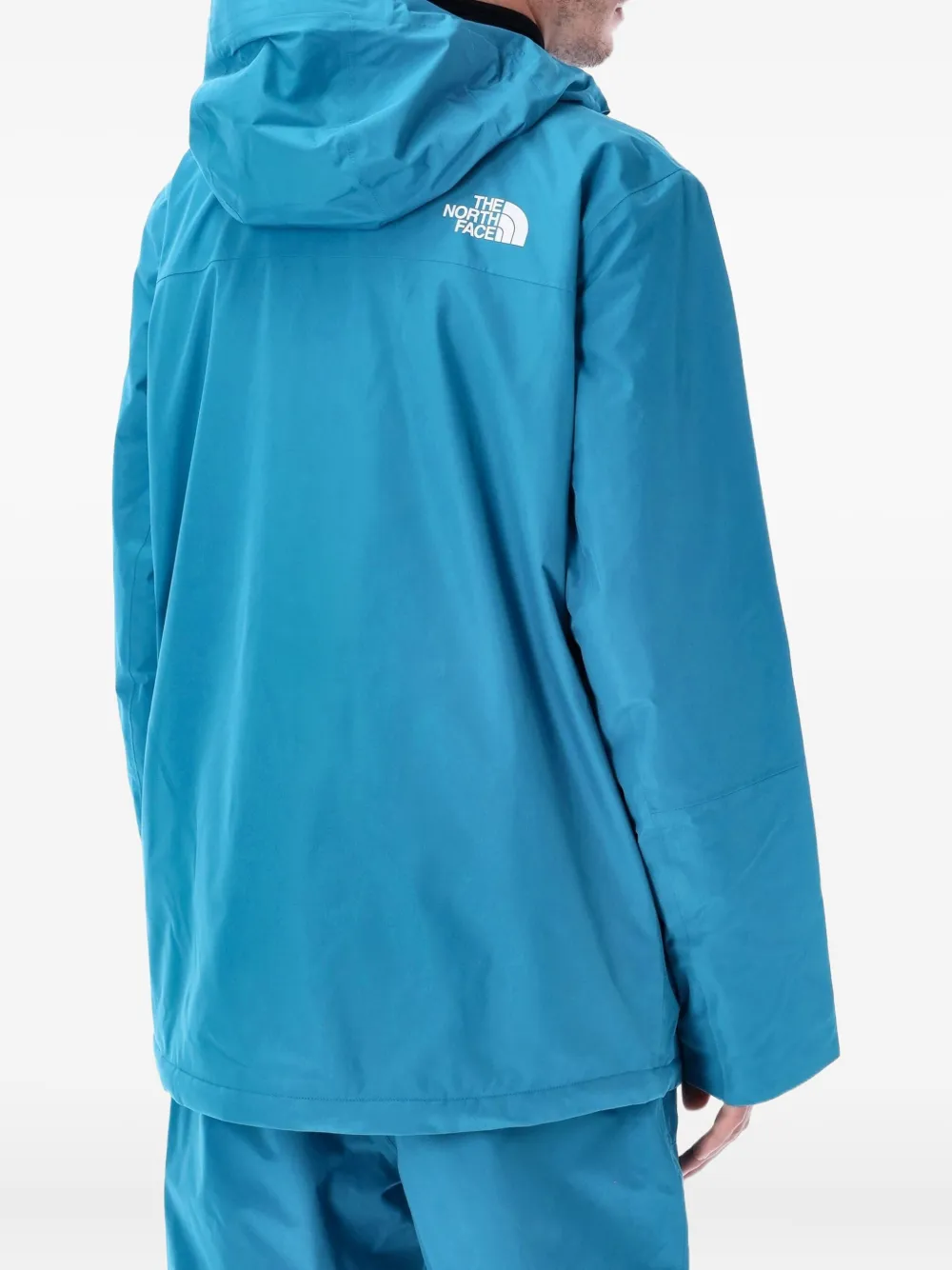 The North Face hooded zip-up ski jacket - Blauw