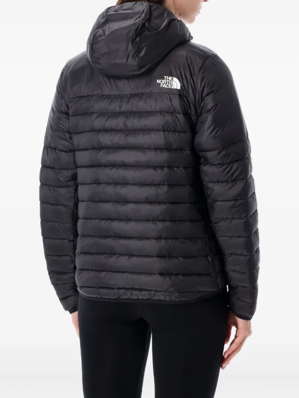 The North Face フーデッド キルティングコート | ブラック | FARFETCH JP
