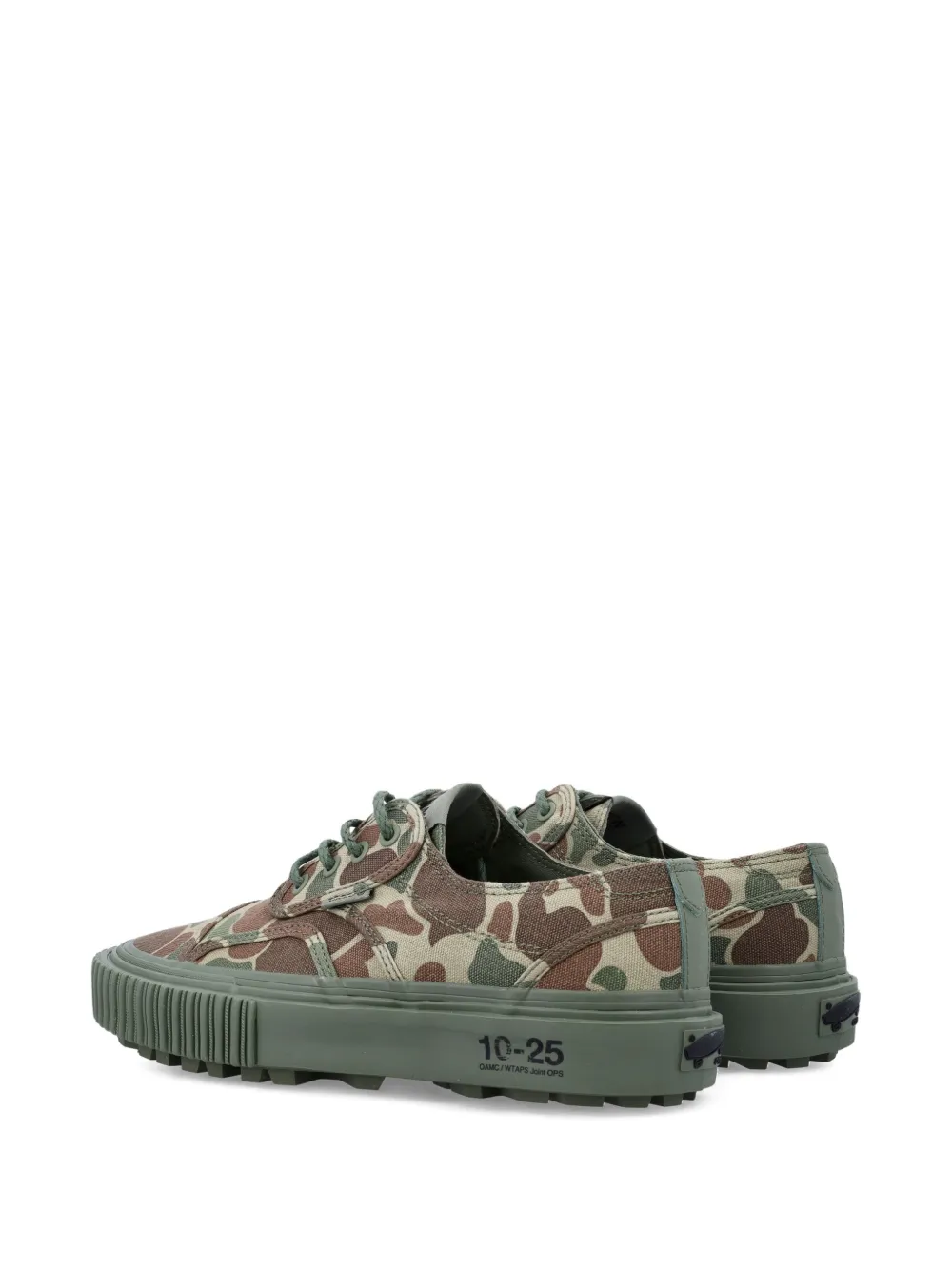 Vans Otw By  X Wtaps X Oamc Seylynn Camouflage Platform Sneakers In Green