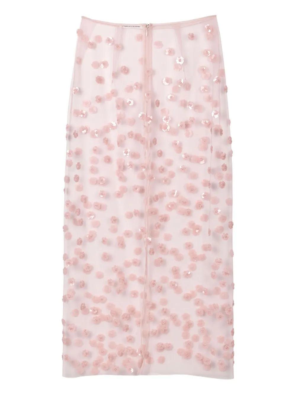Cecilie Bahnsen Gusskirt sequin skirt - Roze