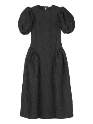 Cecilie Bahnsen パフスリーブ ドレス | ブラック | FARFETCH JP