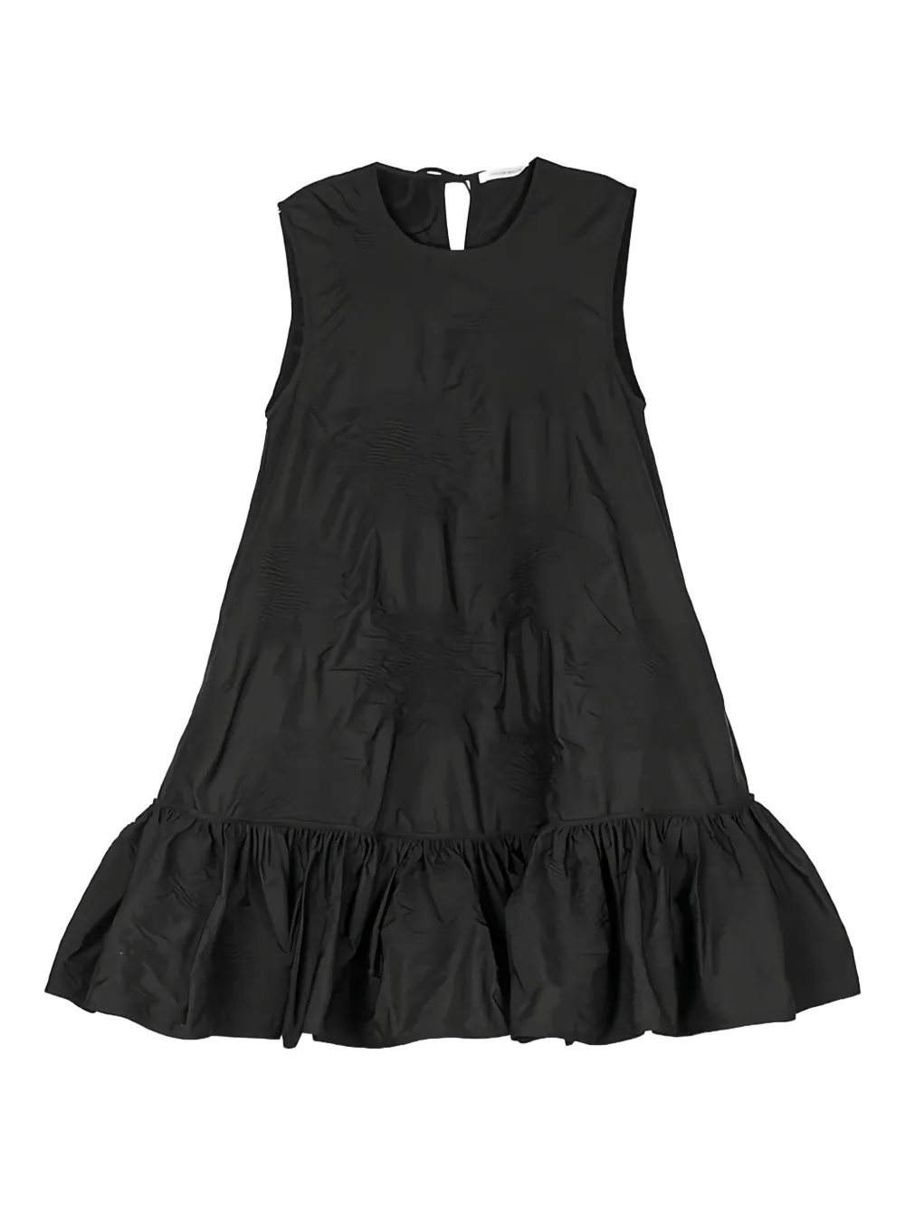 Cecilie Bahnsen jacquard ruffled lala dress - ブラック Cecilie Bahnsen jacquard ruffled lala dress - ブラック