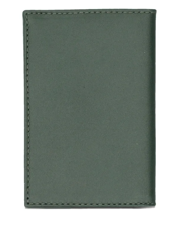 Comme Des Garçons Wallet Classic Group Stitched Cardholder | Green