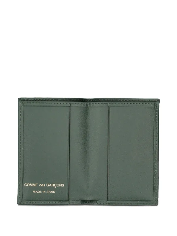 Comme Des Garçons Wallet Classic Group Stitched Cardholder | Green