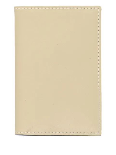 Comme Des Garçons Wallet logo-embossed leather wallet