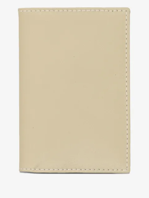Comme Des Garçons Wallet Portafoglio in pelle con logo goffrato