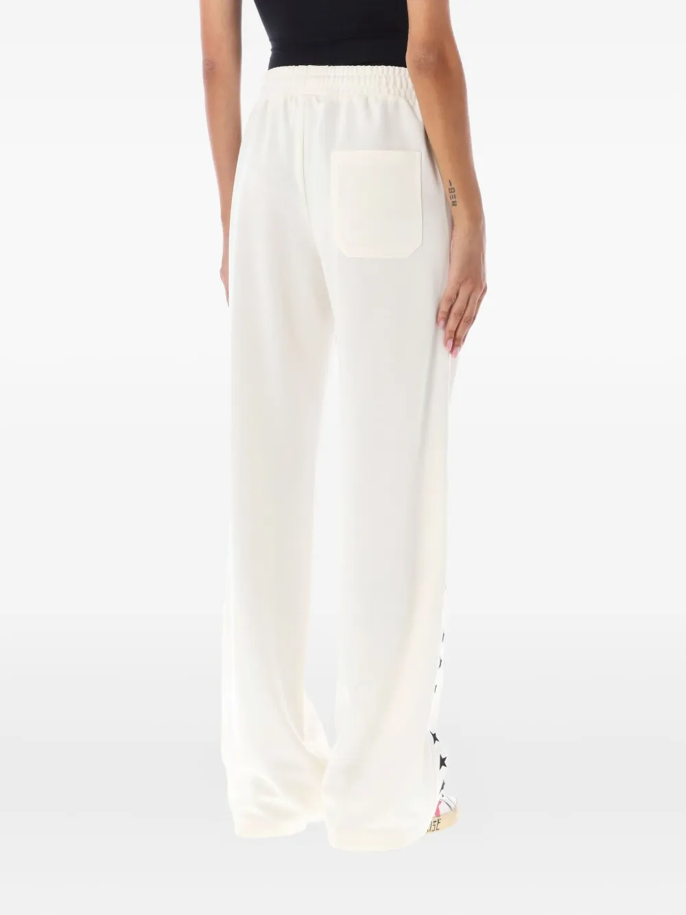 Golden Goose Trainingsbroek met sterrenprint - Wit