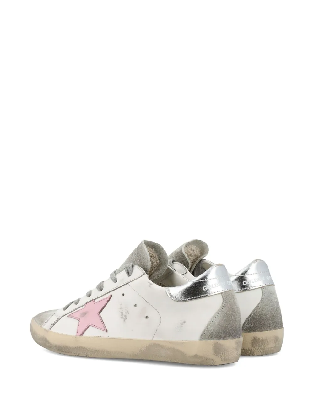Golden Goose Super-Star leren sneakers Wit