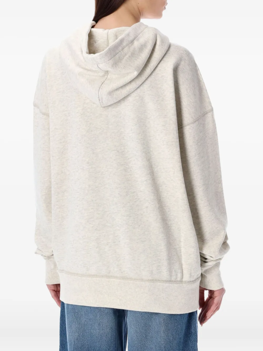 MARANT ÉTOILE Hoodie met logodetail - Beige