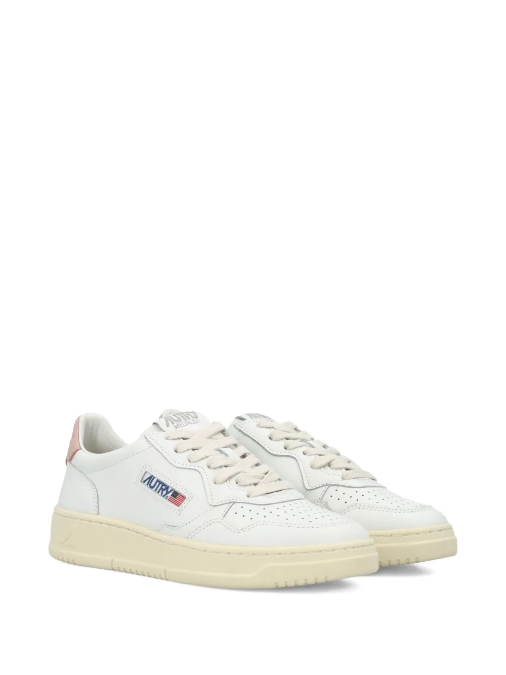 Autry Medalist Logo-patch Sneakers In White