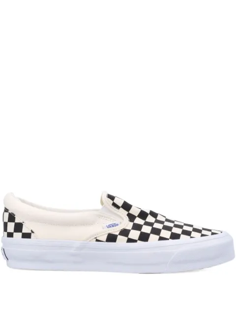 Vans tenis con motivo de cuadros de ajedrez