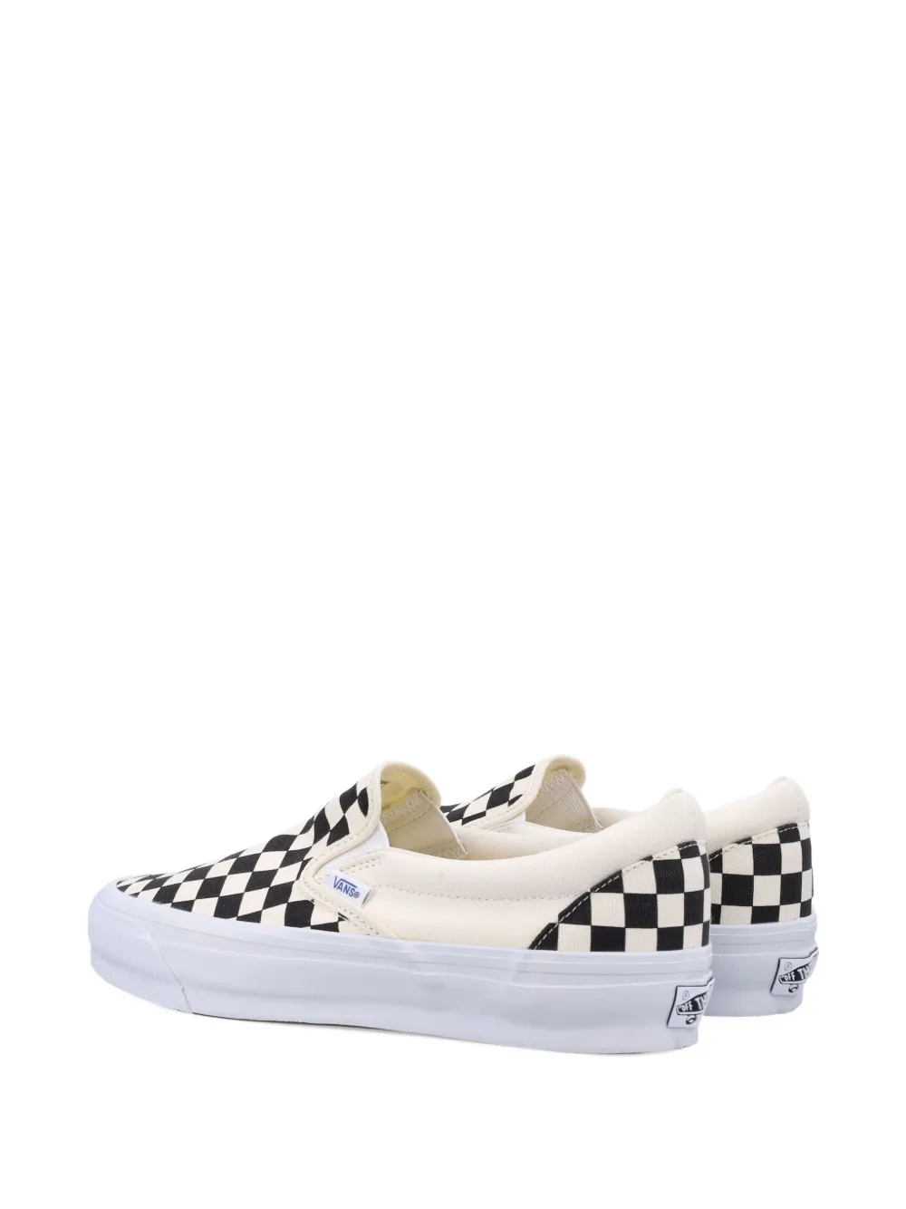 Vans Checkerboard Sneakers In White