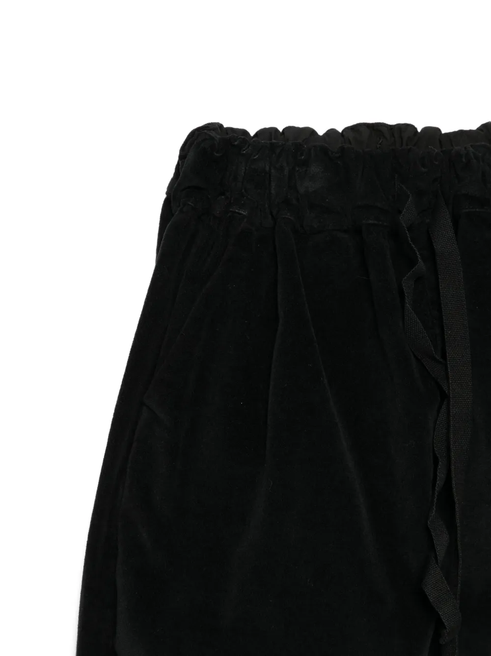 Album Di Famiglia Kids Broek met trekkoord Zwart