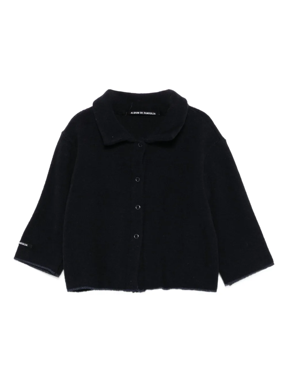 Album Di Famiglia Kids button-up cardigan - Nero