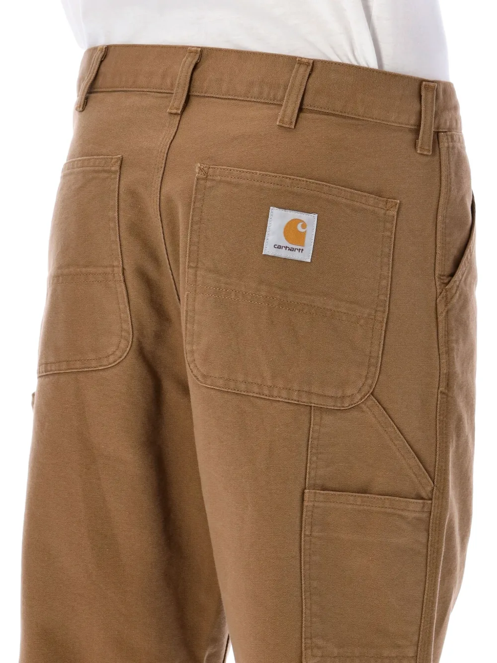 Carhartt Patch Pocket Trousers In White