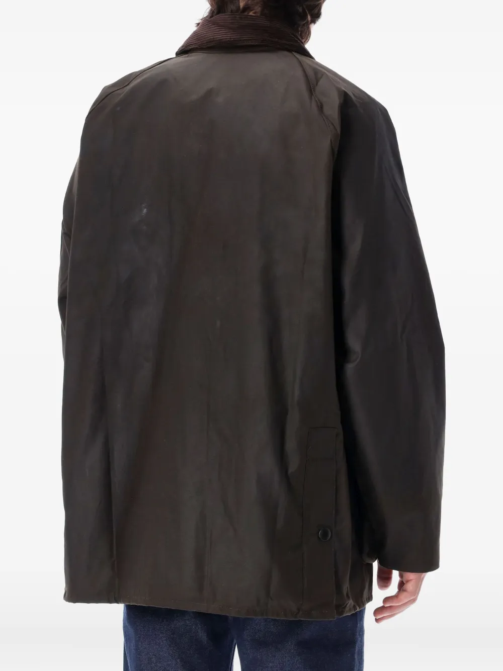 Barbour Classic Bedale jas met knopen Groen