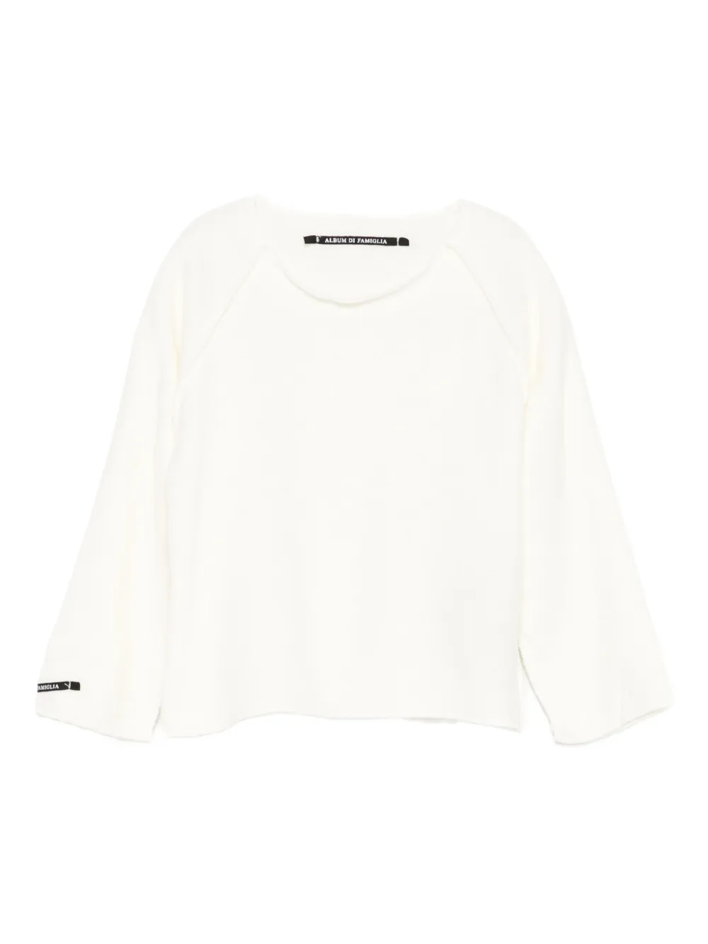 Album Di Famiglia Kids crew neck T-shirt | White | Image 1