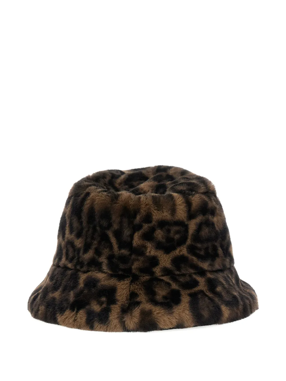 Apparis Amara Leopard-print Bucket Hat In Brown