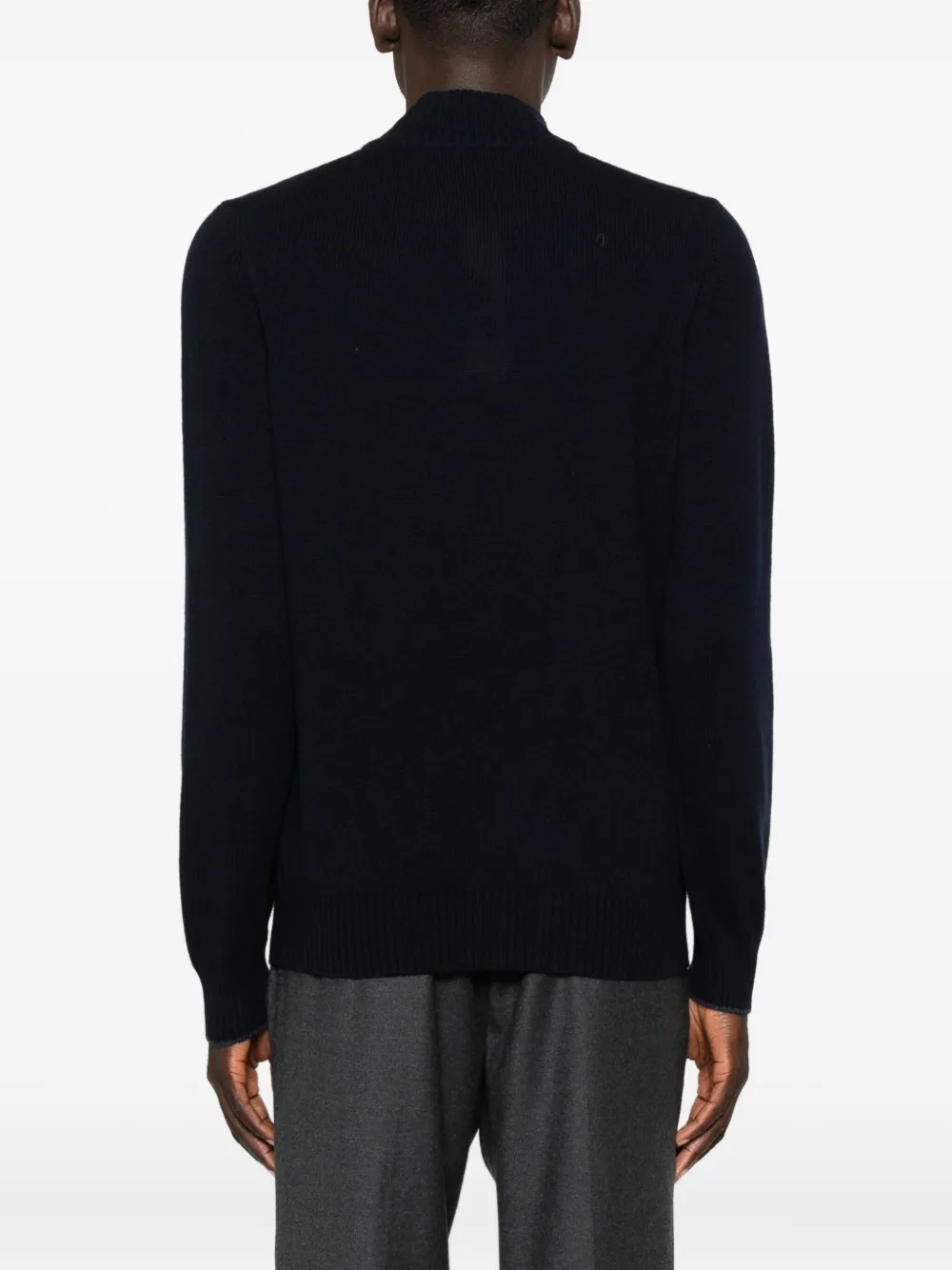 Gran Sasso High-neck Sweater In Black