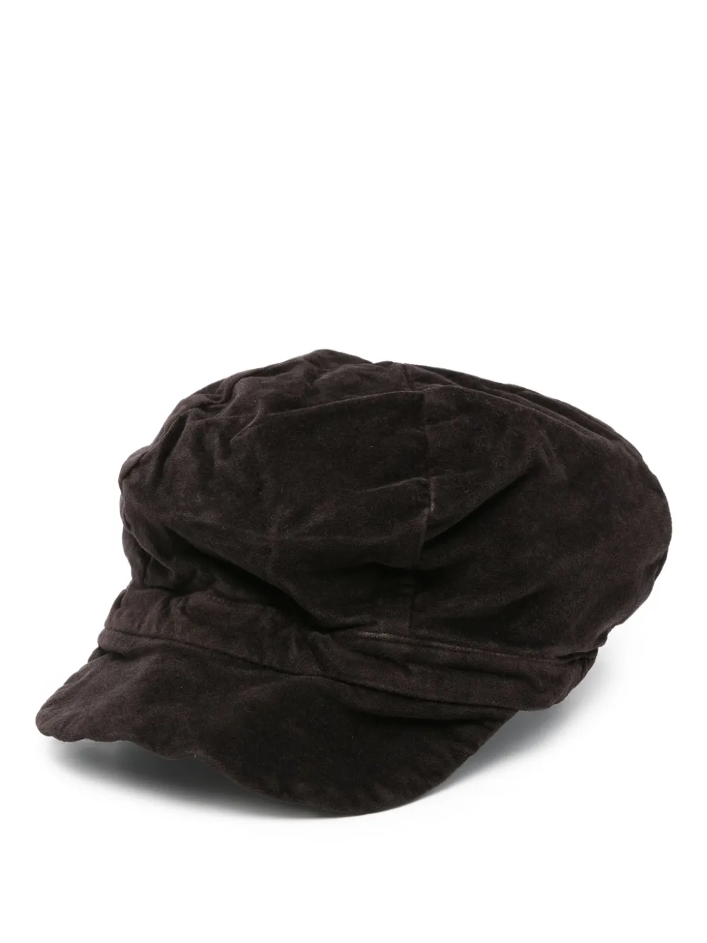 Album Di Famiglia velvet bakerboy cap | Brown | Image 1